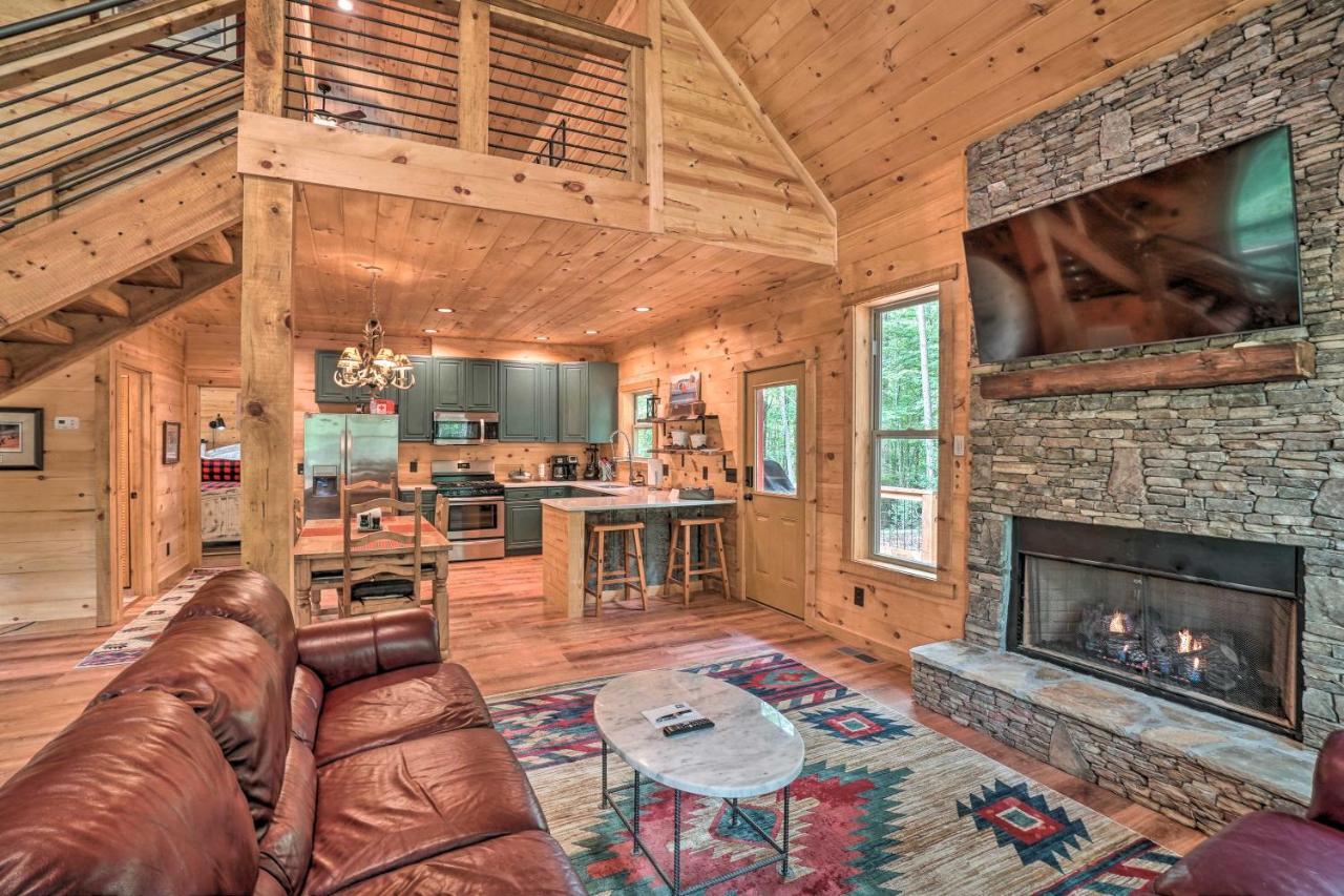Peaceful Cabin On 3 Private Acres Deck And Fire Pit Blairsville Exterior foto