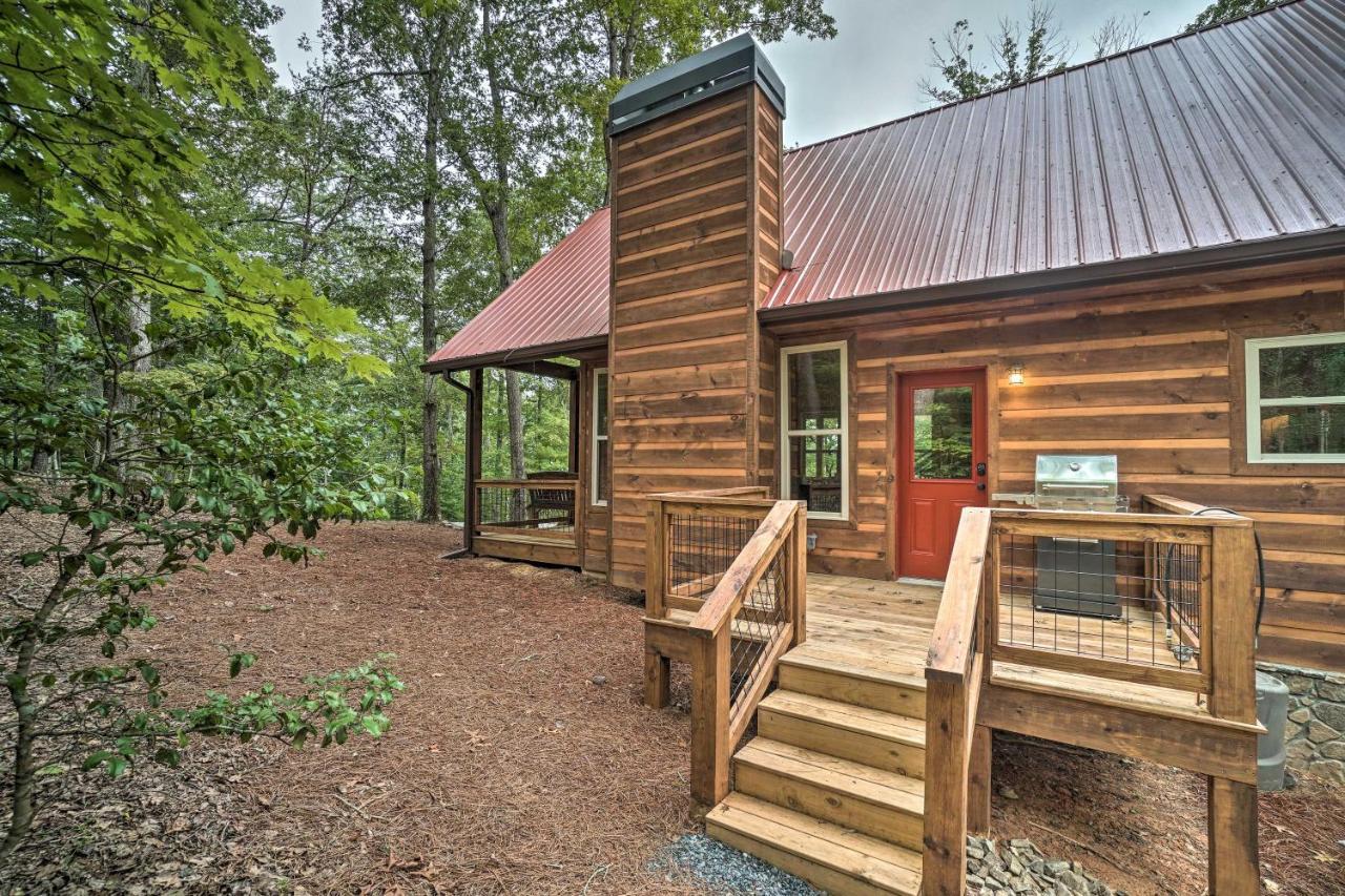 Peaceful Cabin On 3 Private Acres Deck And Fire Pit Blairsville Exterior foto
