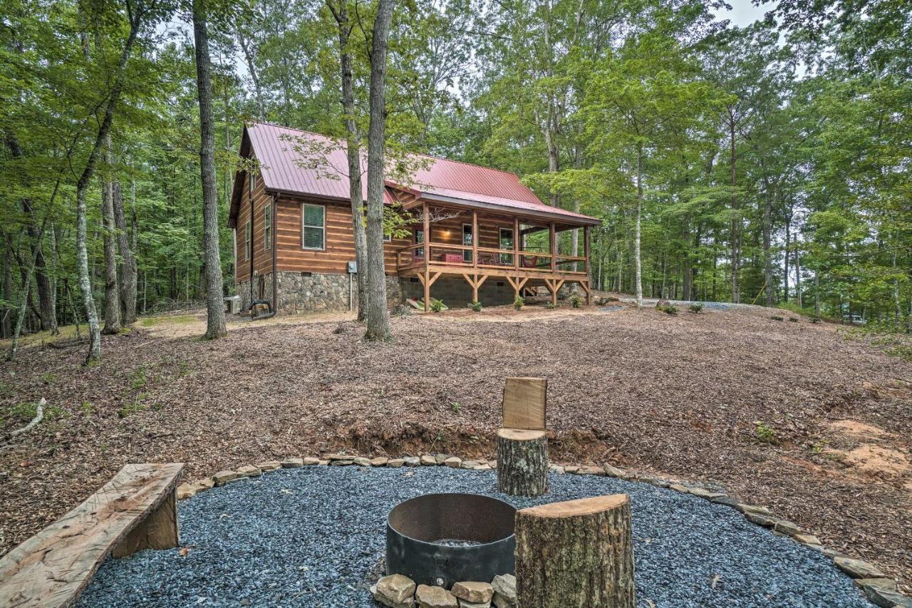 Peaceful Cabin On 3 Private Acres Deck And Fire Pit Blairsville Exterior foto